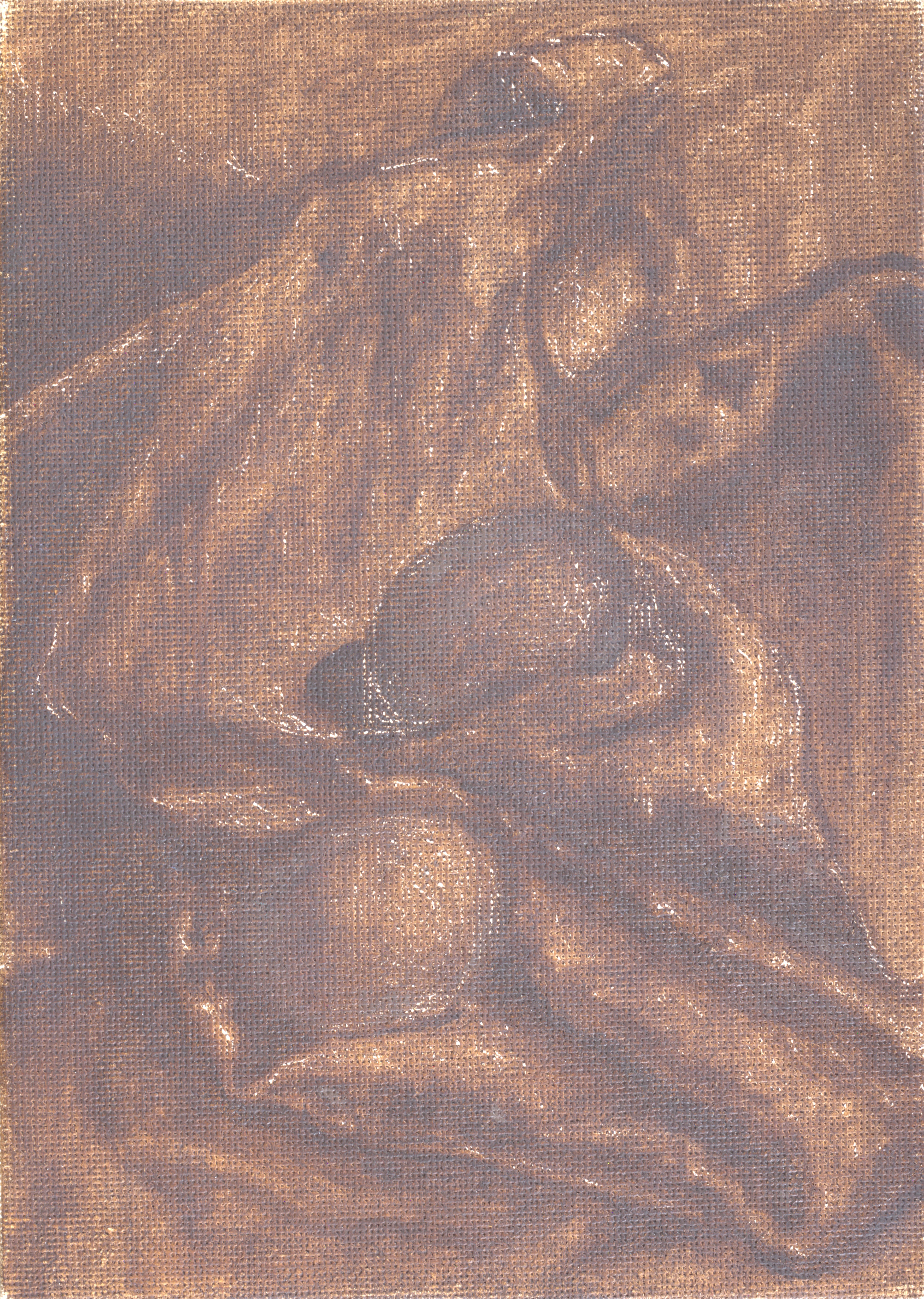 Oil on canvas panel, 5 x 7 in