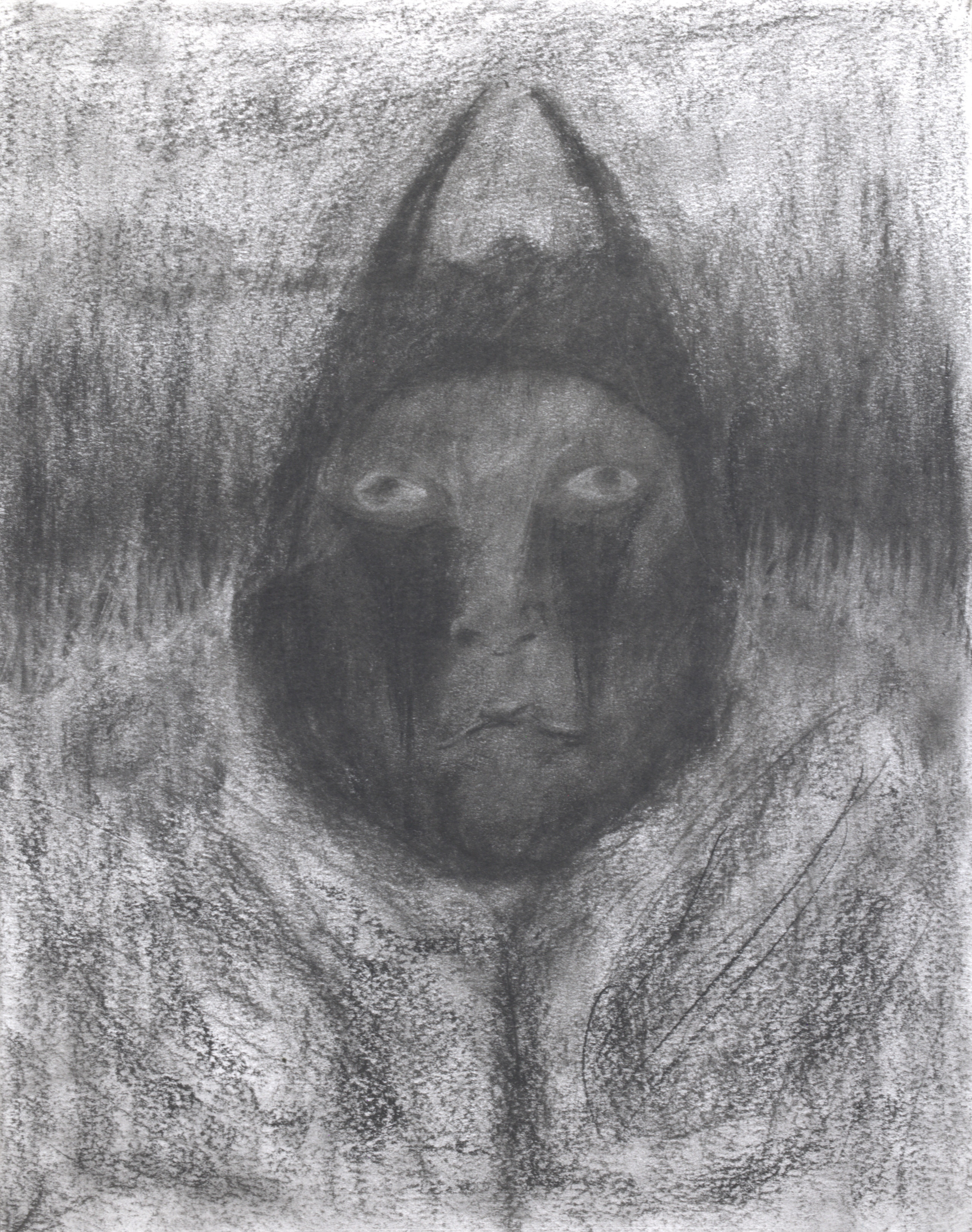 Charcoal on paper, 11 x 14 in